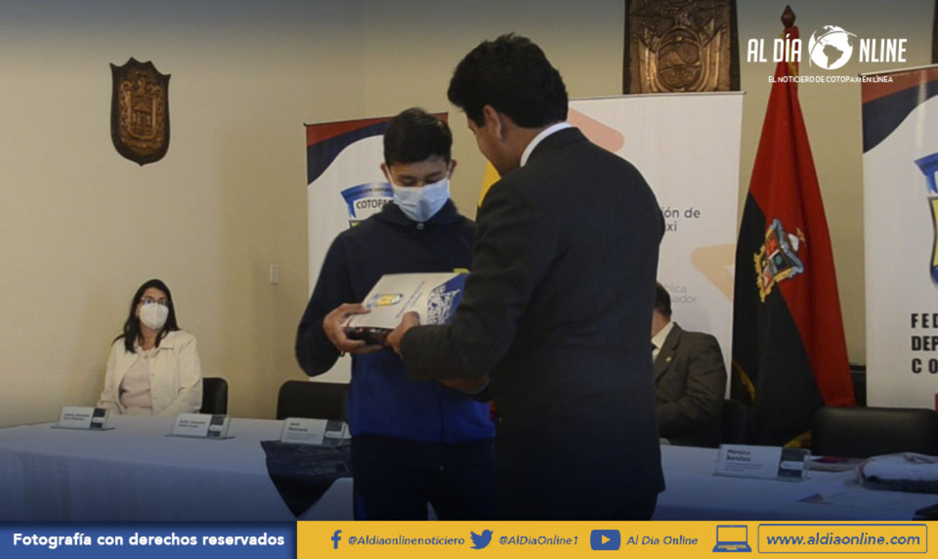 AUTORIDADES REALIZARON RECONOCIMIENTO A DEPORTISTAS COTOPAXENSES POR DESTACADA PARTICIPACIÓN
