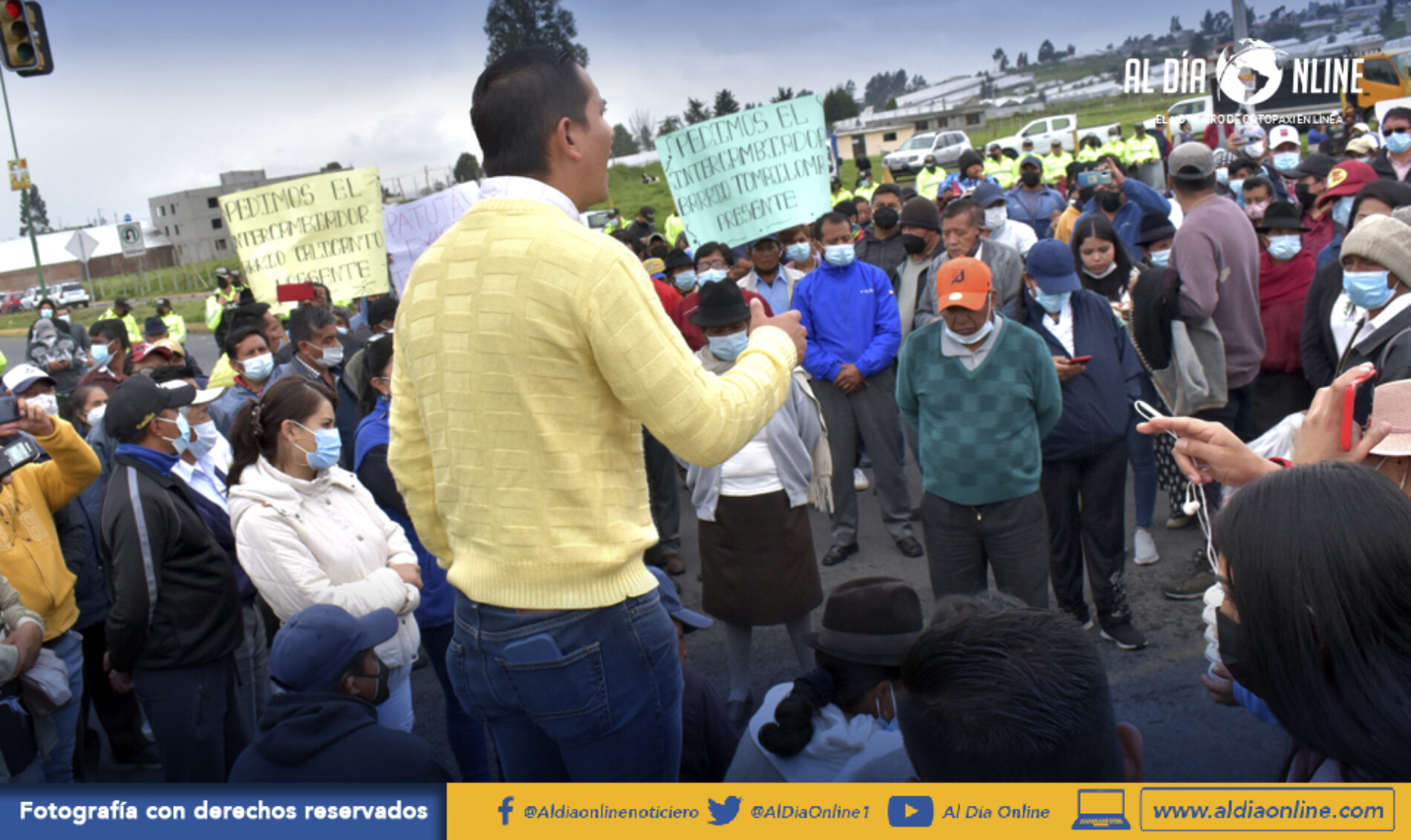 DIÁLOGO CON MINISTRO DE TRANSPORTE Y OBRAS PÚBLICAS SIGUE EN ESPERA PARA DAR SOLUCIÓN A INTERCAMBIADOR DE SAQUISILÍ  (VIDEO)