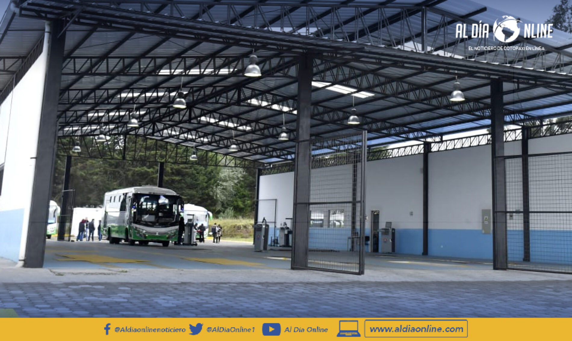 BUSES DE LA COOPERATIVA “CONCEL”  DE QUITO APROVECHAN  DE REVISIÓN TÉCNICA VEHICULAR DE LATACUNGA