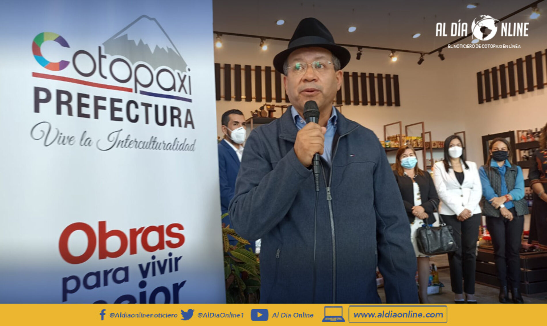 GOBIERNO PROVINCIAL INAUGURÓ TIENDA COTOPAXI KAWSAY EN EL AEROPUERTO DE QUITO.(VIDEO)