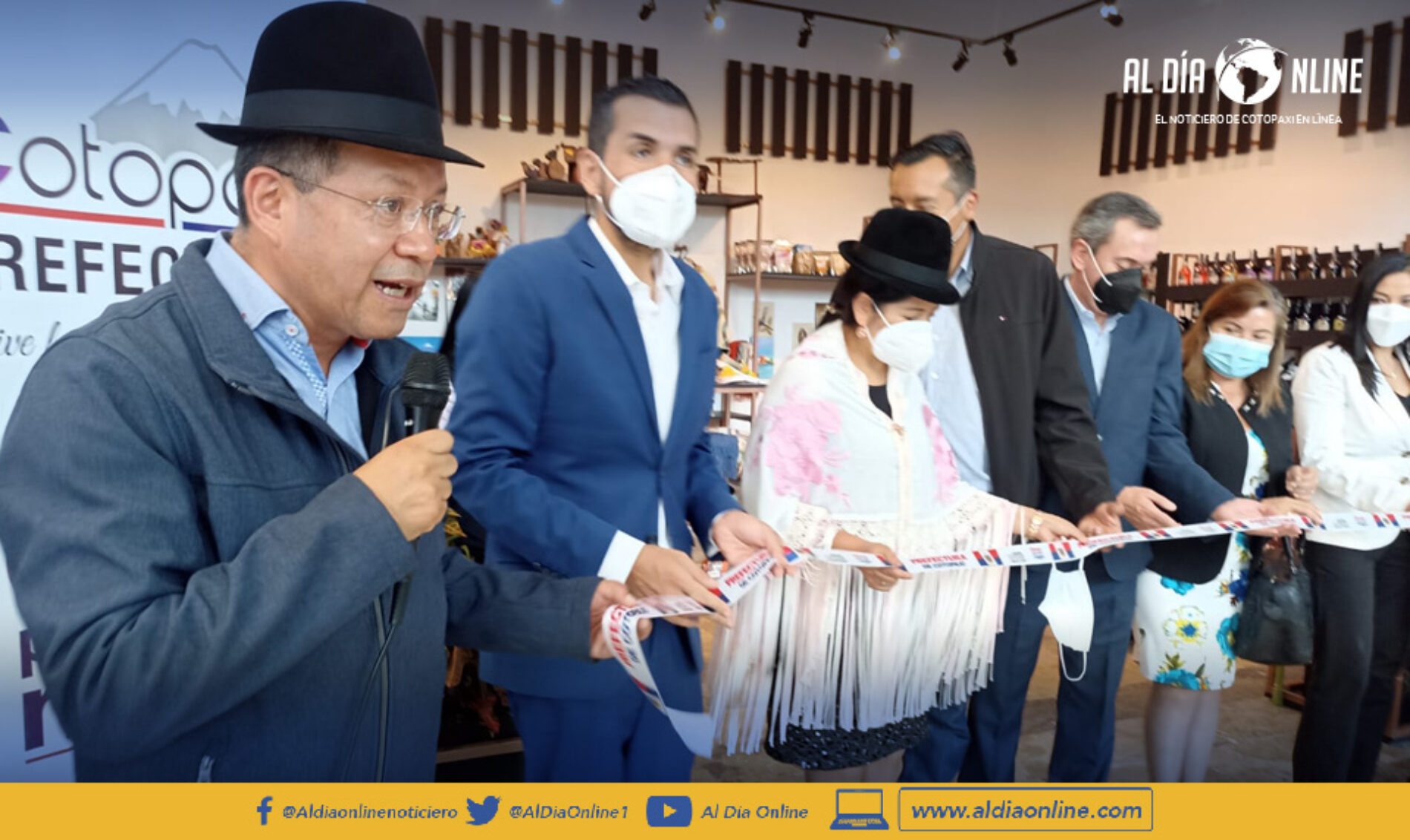 GOBIERNO PROVINCIAL INAUGURÓ TIENDA COTOPAXI KAWSAY EN EL AEROPUERTO DE QUITO.(VIDEO)