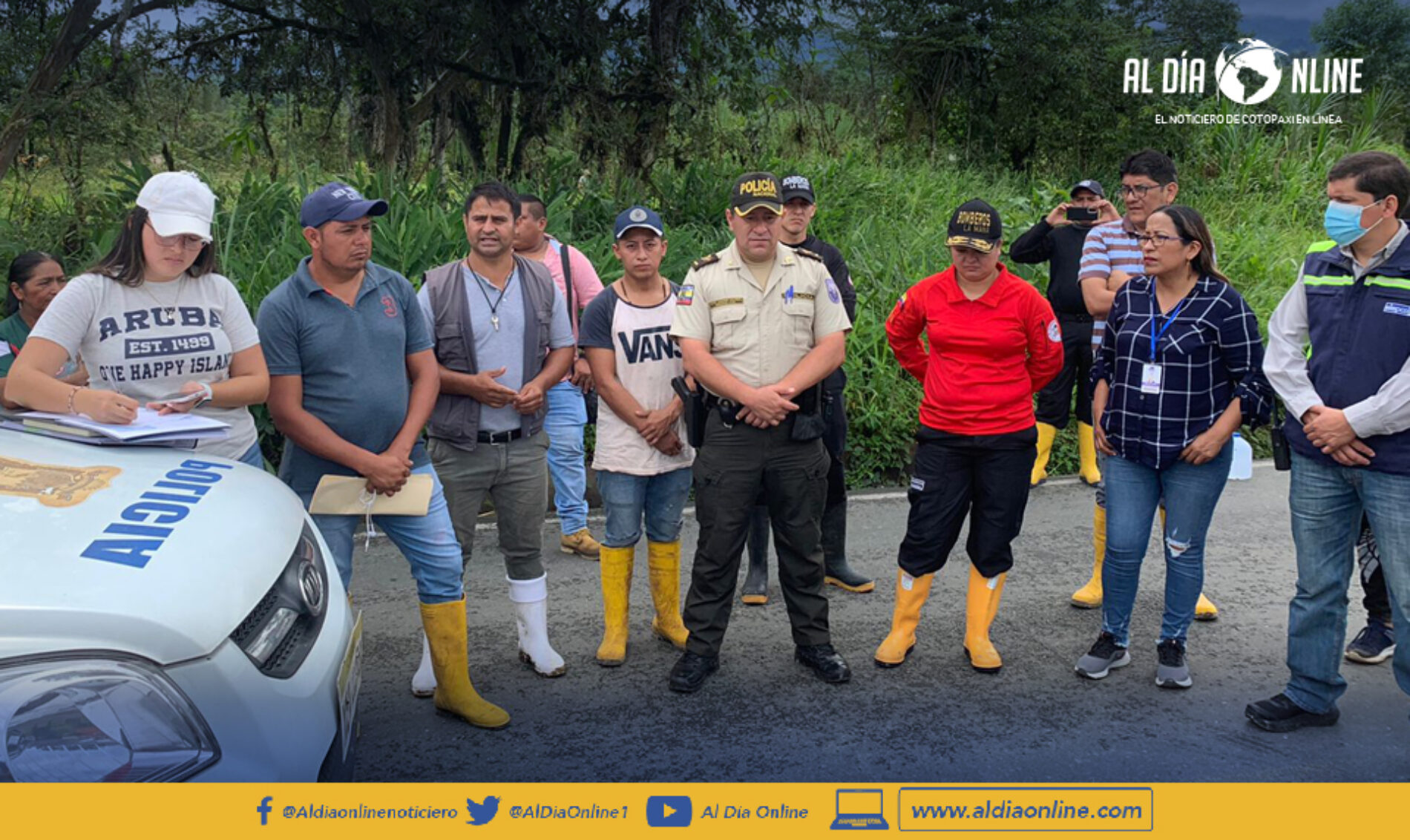 NUEVAMENTE DESBORDAMIENTO DEL RÍO QUINDIGUA EN EL CANTÓN LA MANÁ  AFECTA A LA PARROQUIA PUCAYACU