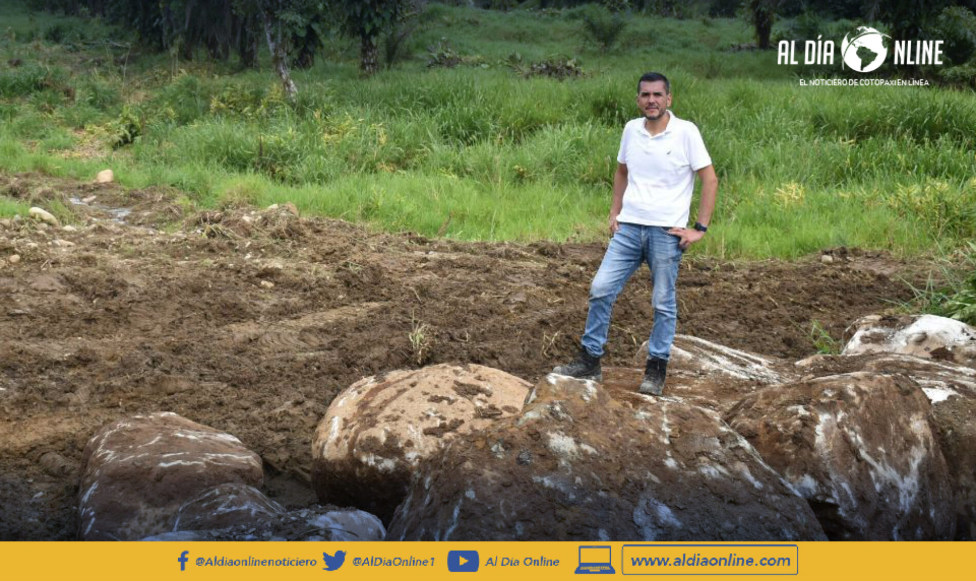 NUEVAMENTE DESBORDAMIENTO DEL RÍO QUINDIGUA EN EL CANTÓN LA MANÁ  AFECTA A LA PARROQUIA PUCAYACU