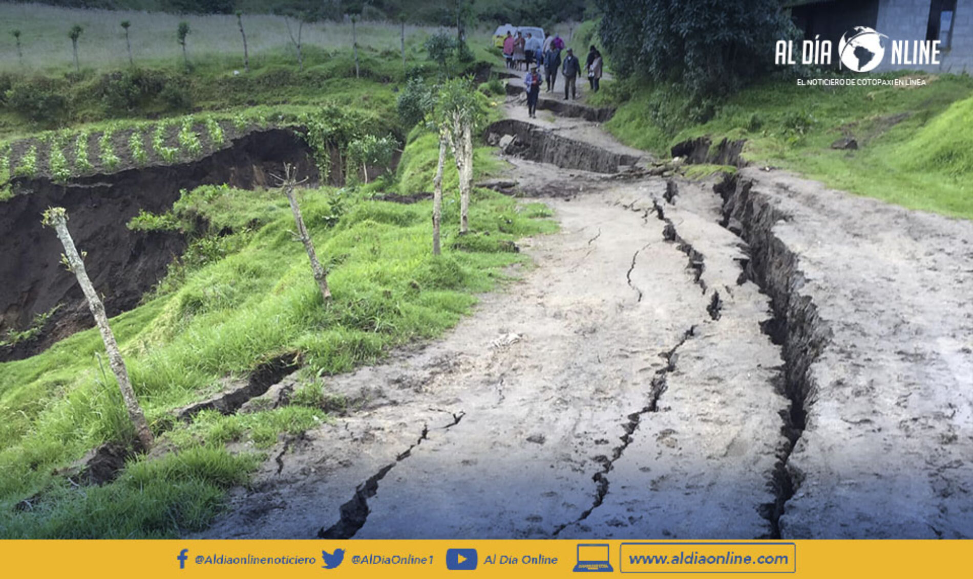 PARROQUIA ISINLIVÍ PRESENTA GRAVES AFECTACIONES EN VÍAS, DEBIDO A LAS CONSTANTES LLUVIAS. (VIDEO)