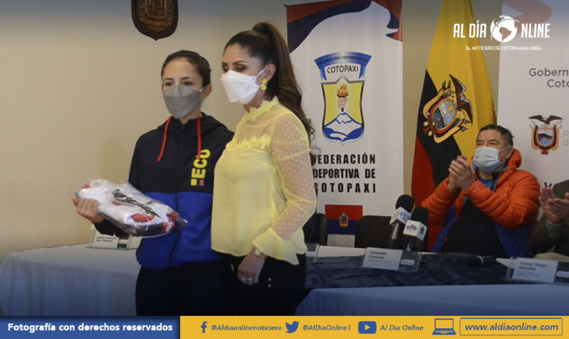 AUTORIDADES REALIZARON RECONOCIMIENTO A DEPORTISTAS COTOPAXENSES POR DESTACADA PARTICIPACIÓN