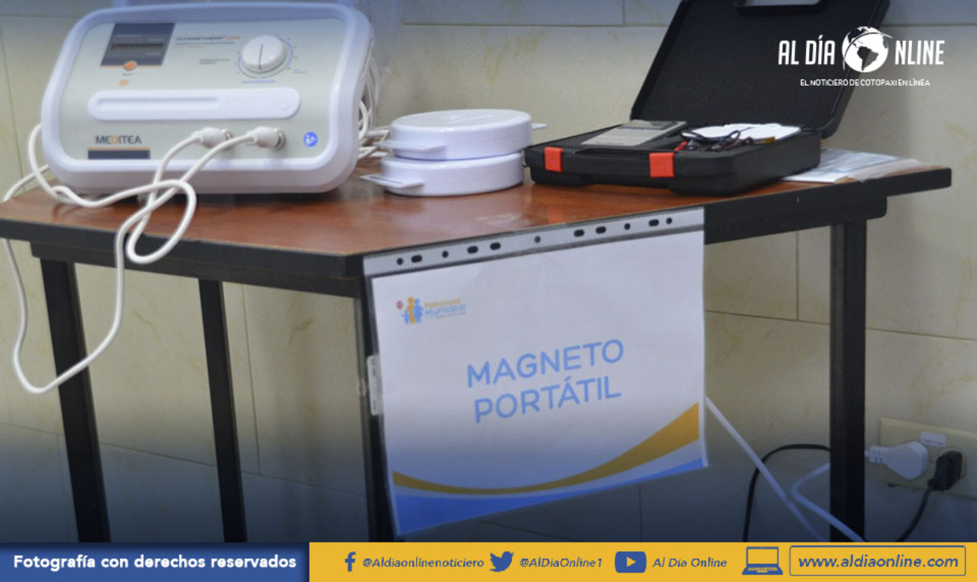 PATRONATO MUNICIPAL DE LATACUNGA CUENTA CON NUEVOS EQUIPOS PARA EL ÁREA DE FISIOTERAPIA Y REHABILITACIÓN. (VIDEO)