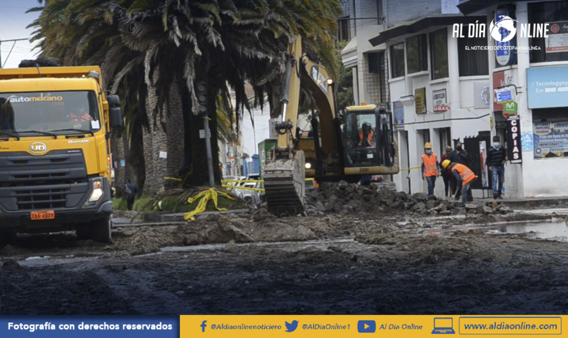 AVENIDA AMAZONAS POR INHABILITADA POR OBRA DE MEJORAMIENTO VIAL Y OBRAS COMPLEMENTARIAS. (VIDEO)