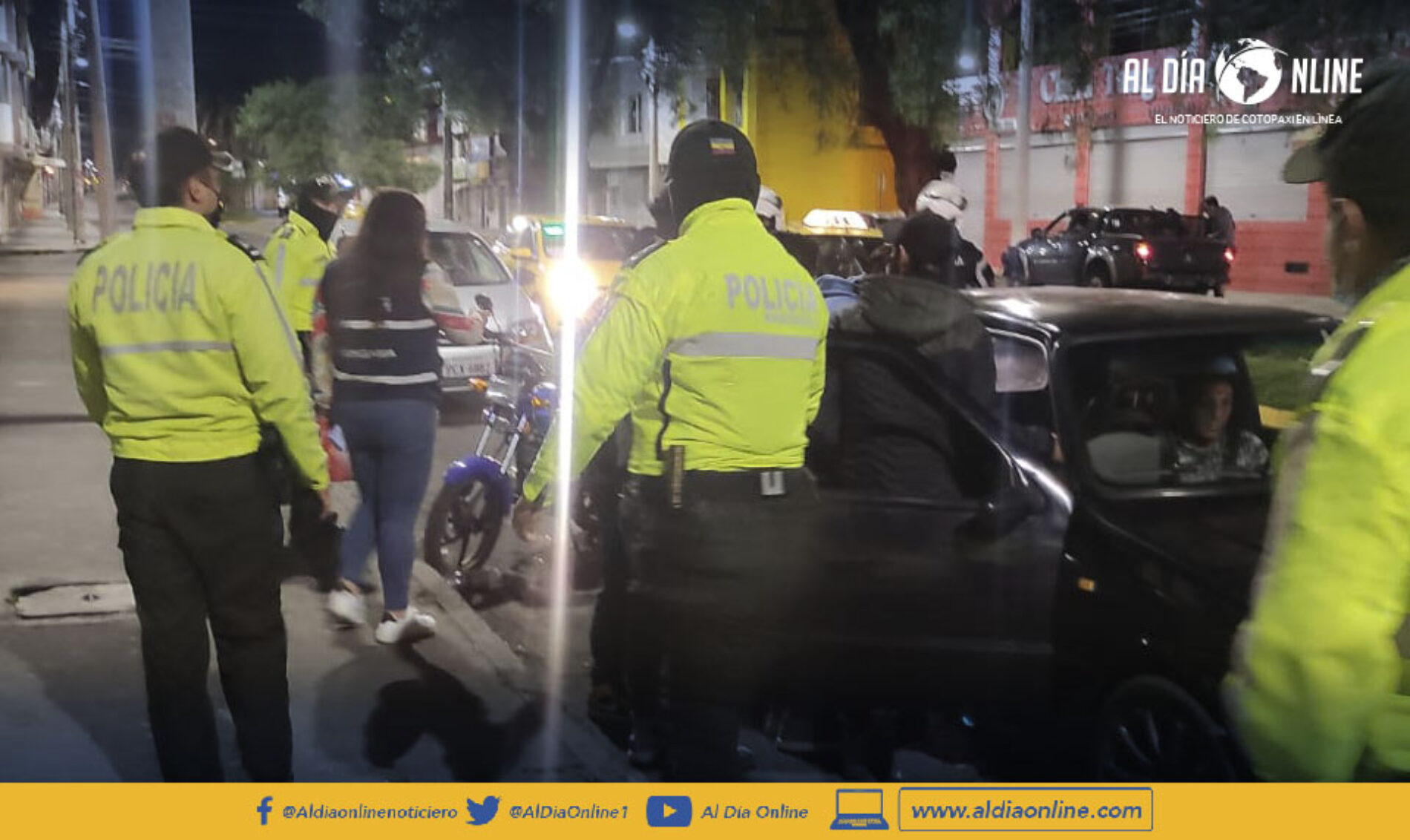 700 LIBADORES FUERON RETIRADOS DE LAS VÍAS PÚBLICAS DURANTE EL FIN DE SEMANA EN LATACUNGA. (VIDEO)