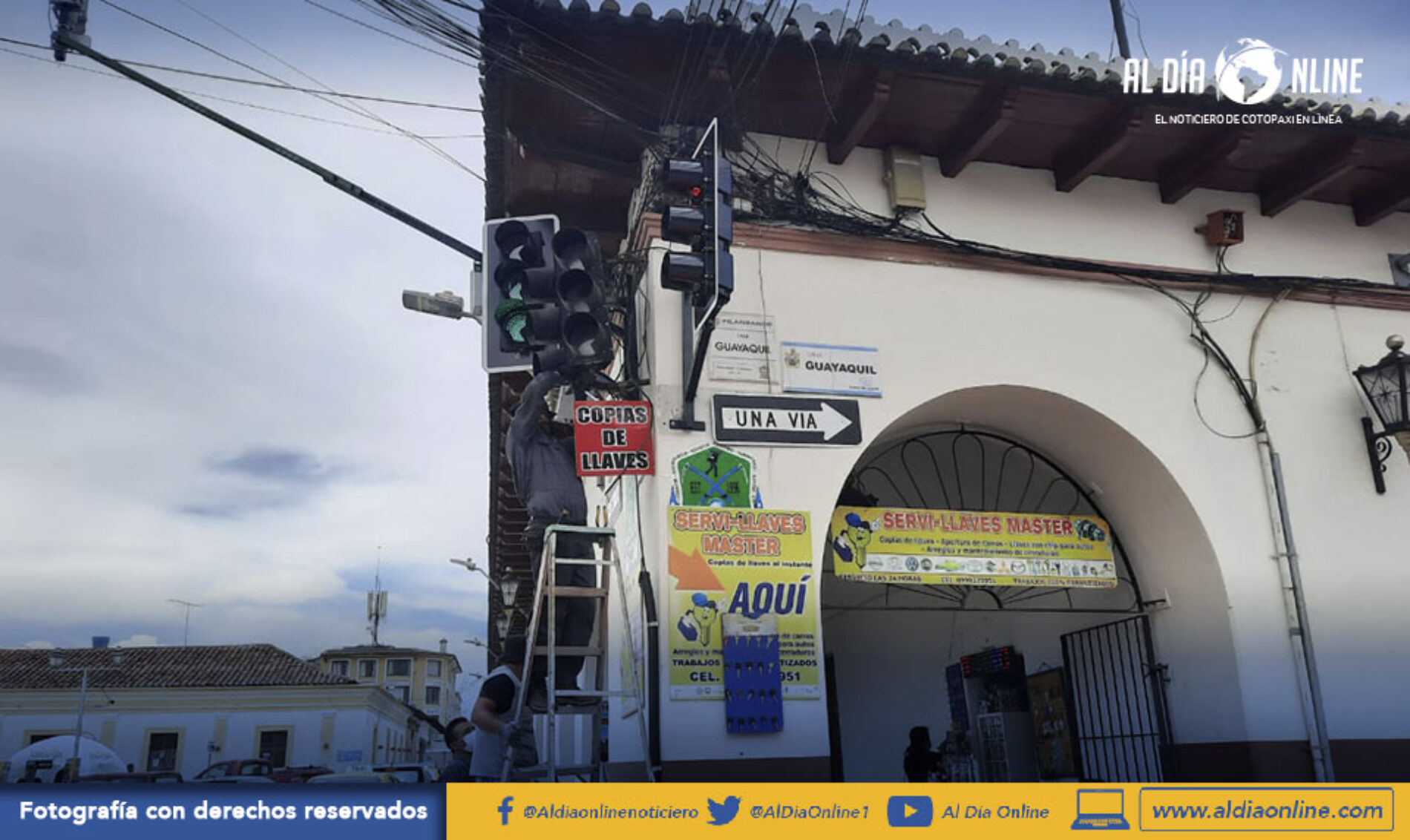 25 SEMÁFOROS DE VARIAS INTERSECCIONES DE LATACUNGA, SERÁN RETIRADOS. (VIDEO)