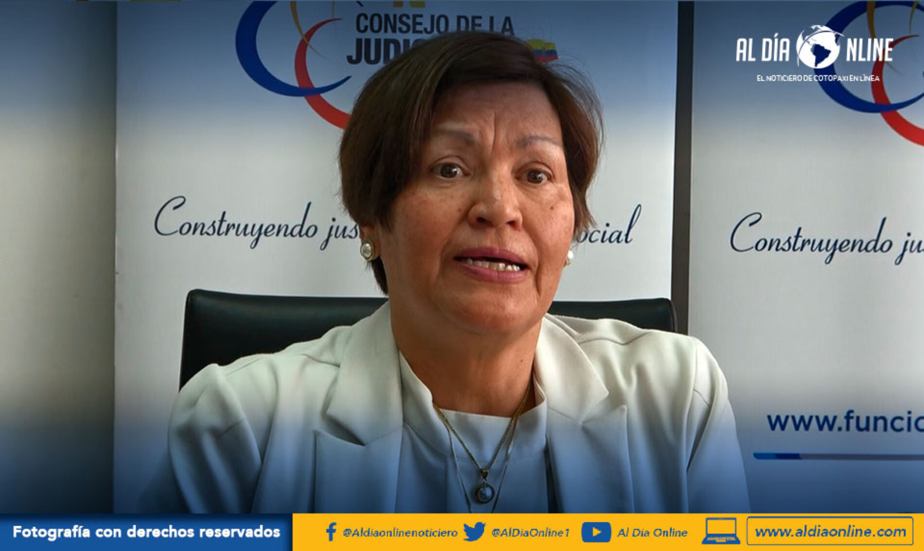 DOCTORA ROSARIO FREIRE FIERRO, FUE POSESIONADA COMO PRESIDENTA DE LA CORTE PROVINCIAL DE JUSTICIA DE COTOPAXI