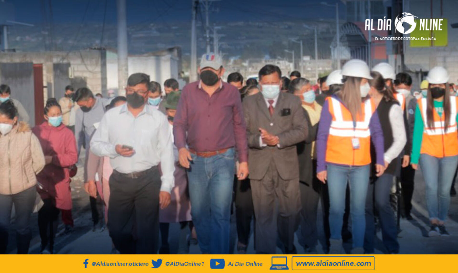 MEJORAMIENTO VIAL SANTO SAMANA-UTC, UNA REALIDAD