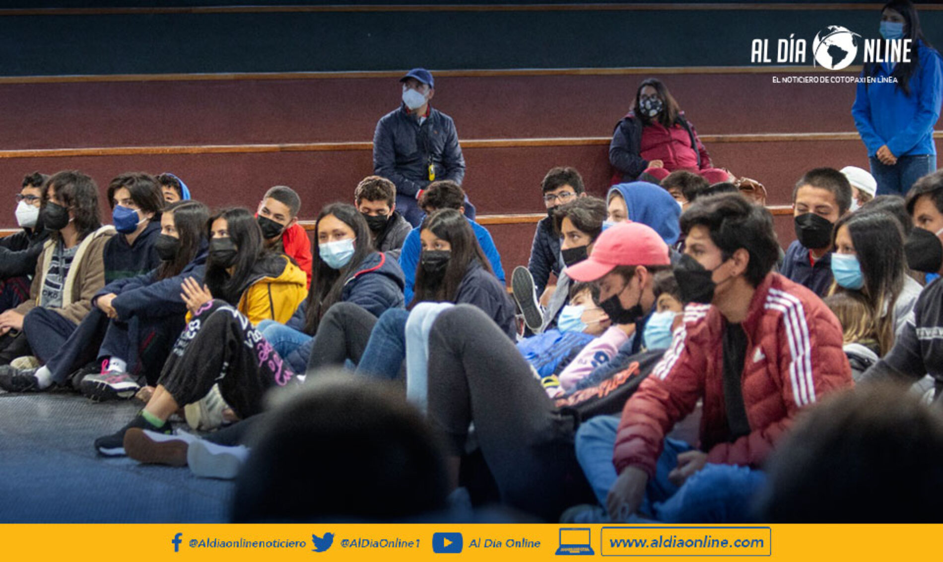 ALREDEDOR DE 100 ESTUDIANTES DE LA UNIDAD EDUCATIVA CEC, FUERON PARTE DEL CONVERSATORIO DEL PROYECTO “AL COLE SEGURO”