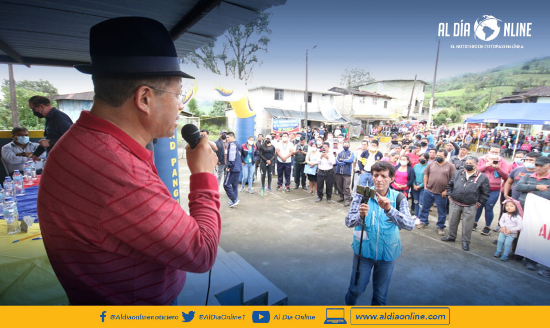  PREFECTURA DE COTOPAXI ASFALTARÁ VÍAS EN PANGUA Y LA MANÁ