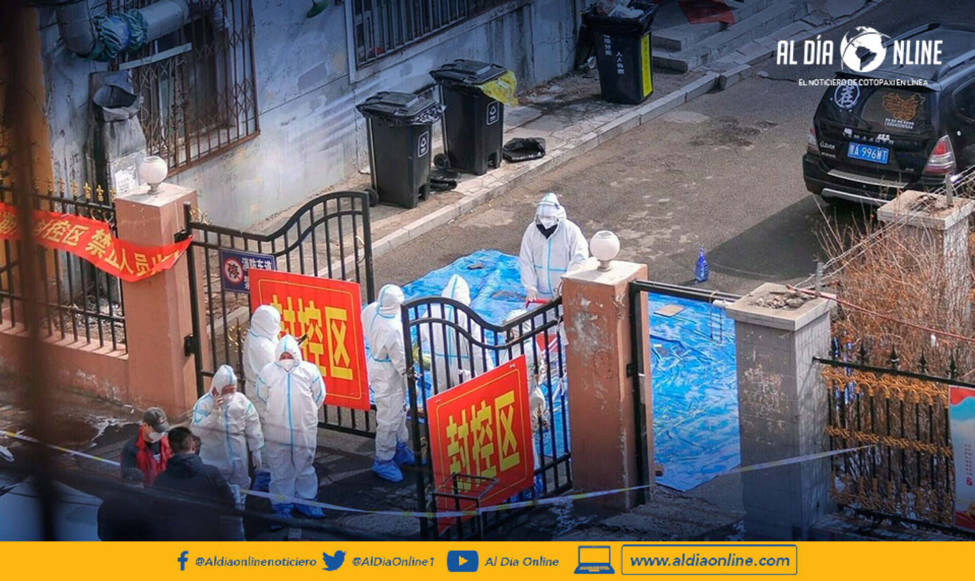 CHINA CONFINA A CASI 30 MILLONES DE PERSONAS POR BROTE RÉCORD DE COVID-19
