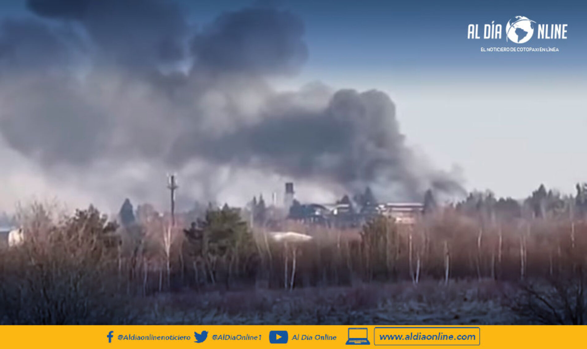 GUERRA EN UCRANIA ALCANZA BOMBAS AL AEREOPUERTO DE LVIV, A 70 KILÓMETROS DE POLONIA.