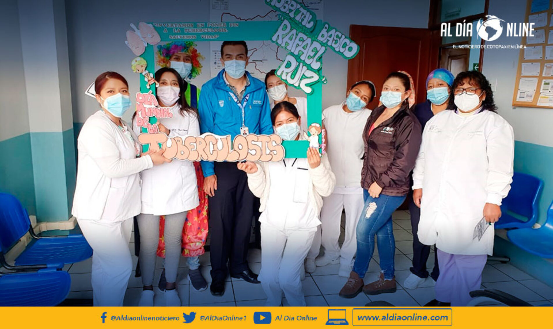 HOSPITAL BÁSICO RAFAEL RUIZ REALIZA ACTIVIDADES DE SENSIBILIZACIÓN POR EL DÍA MUNDIAL DE LA TUBERCULOSIS