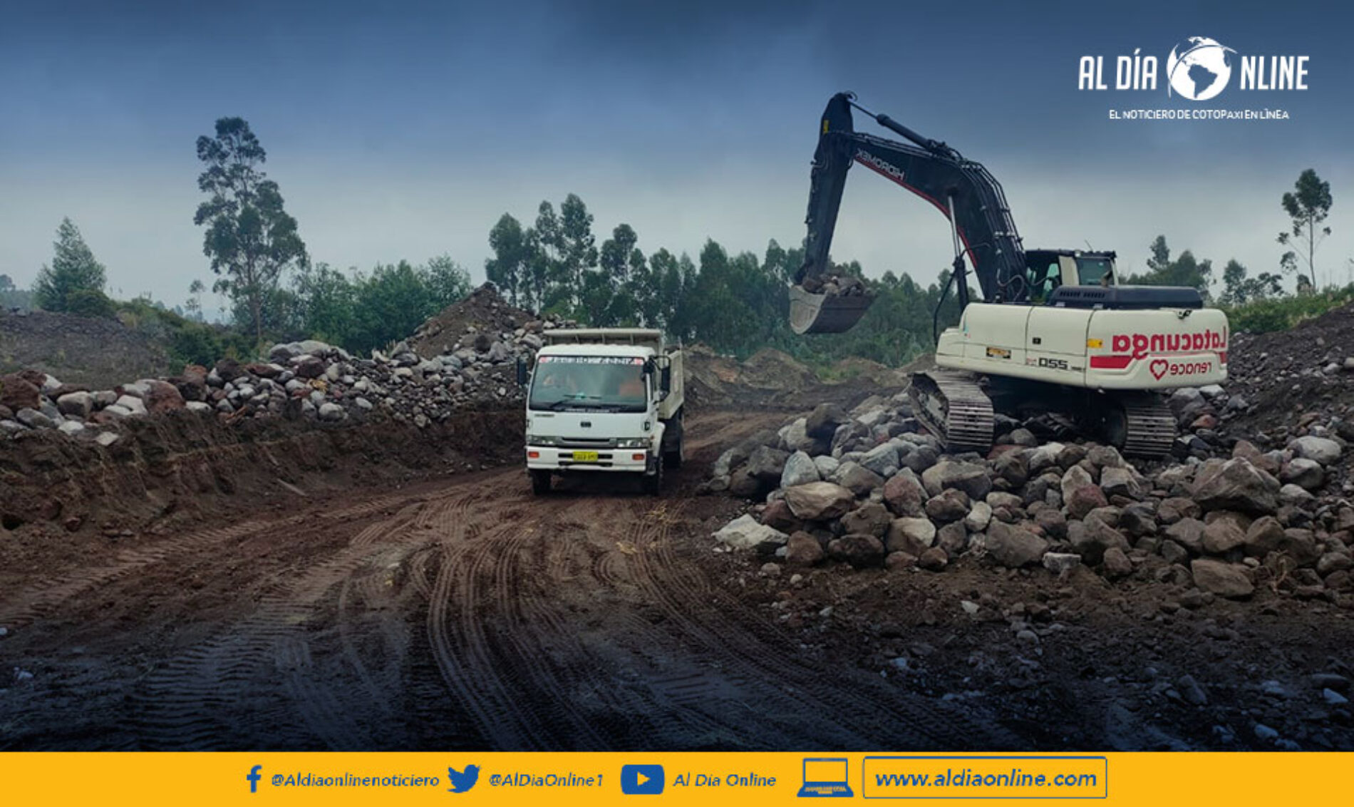 MUNICIPALIDAD DE LATACUNGA INVITA A REGULARIZAR LA EXPLOTACIÓN DE ACTIVIDADES MINERAS EN MATERIALES DE CONSTRUCCIÓN