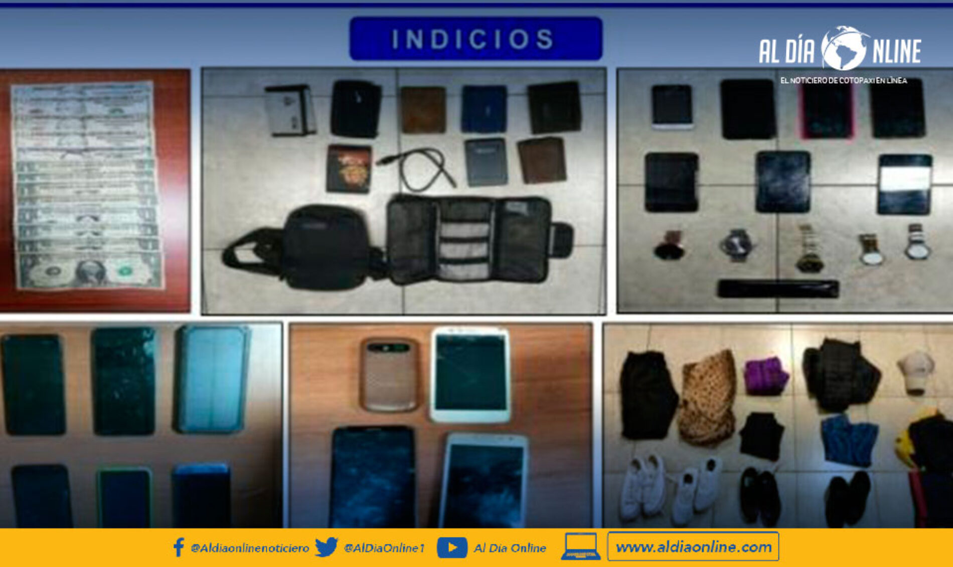 POLICÍA JUDICIAL DE COTOPAXI DESARTICULÓ A GRUPO DELICTIVO ORGANIZADO.