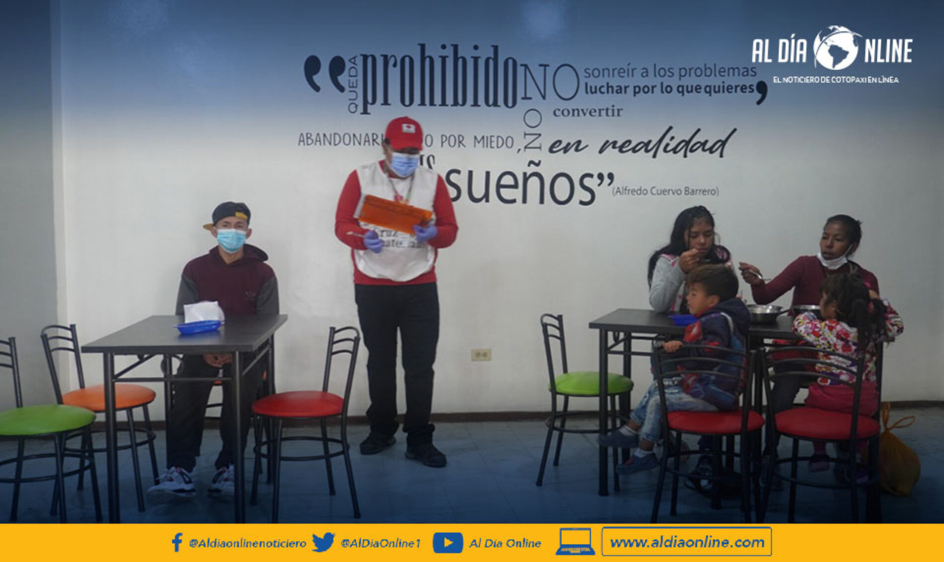 COMEDOR COMUNITARIO DE CRUZ ROJA ECUATORIANA JUNTA PROVINCIAL DE COTOPAXI CELEBRA EL DÍA INTERNACIONAL DE LOS VOLUNTARIOS