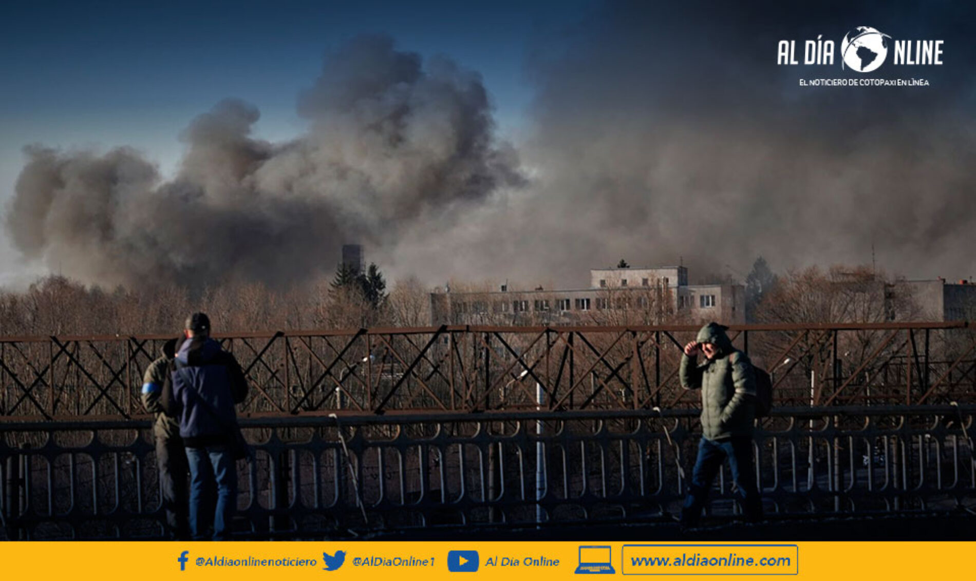 GUERRA EN UCRANIA ALCANZA BOMBAS AL AEREOPUERTO DE LVIV, A 70 KILÓMETROS DE POLONIA.