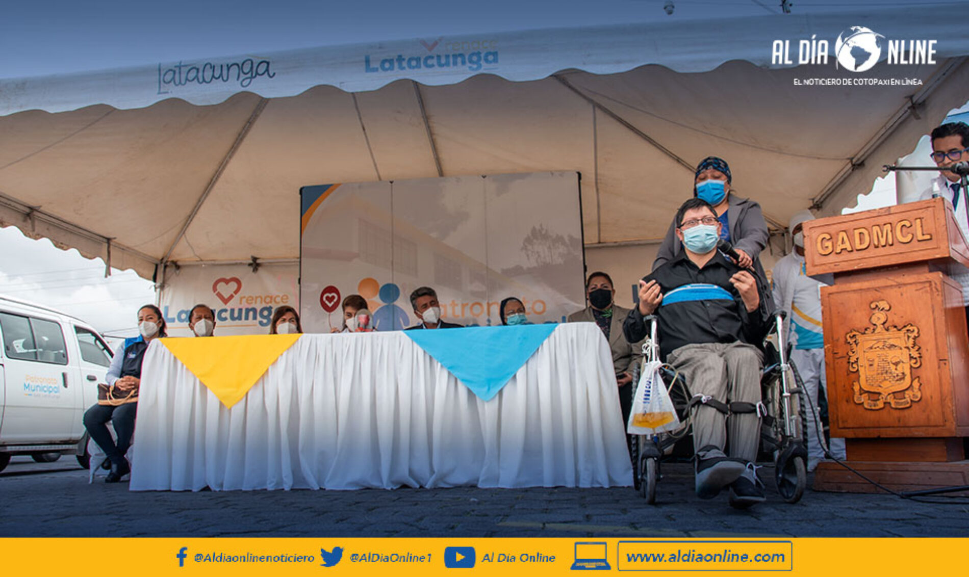 PATRONATO MUNICIPAL DE LATACUNGA INAUGURÓ EL “CENTRO DE REHABILITACIÓN Y TERAPÉUTICO ”  EN EL MERCADO MAYORISTA