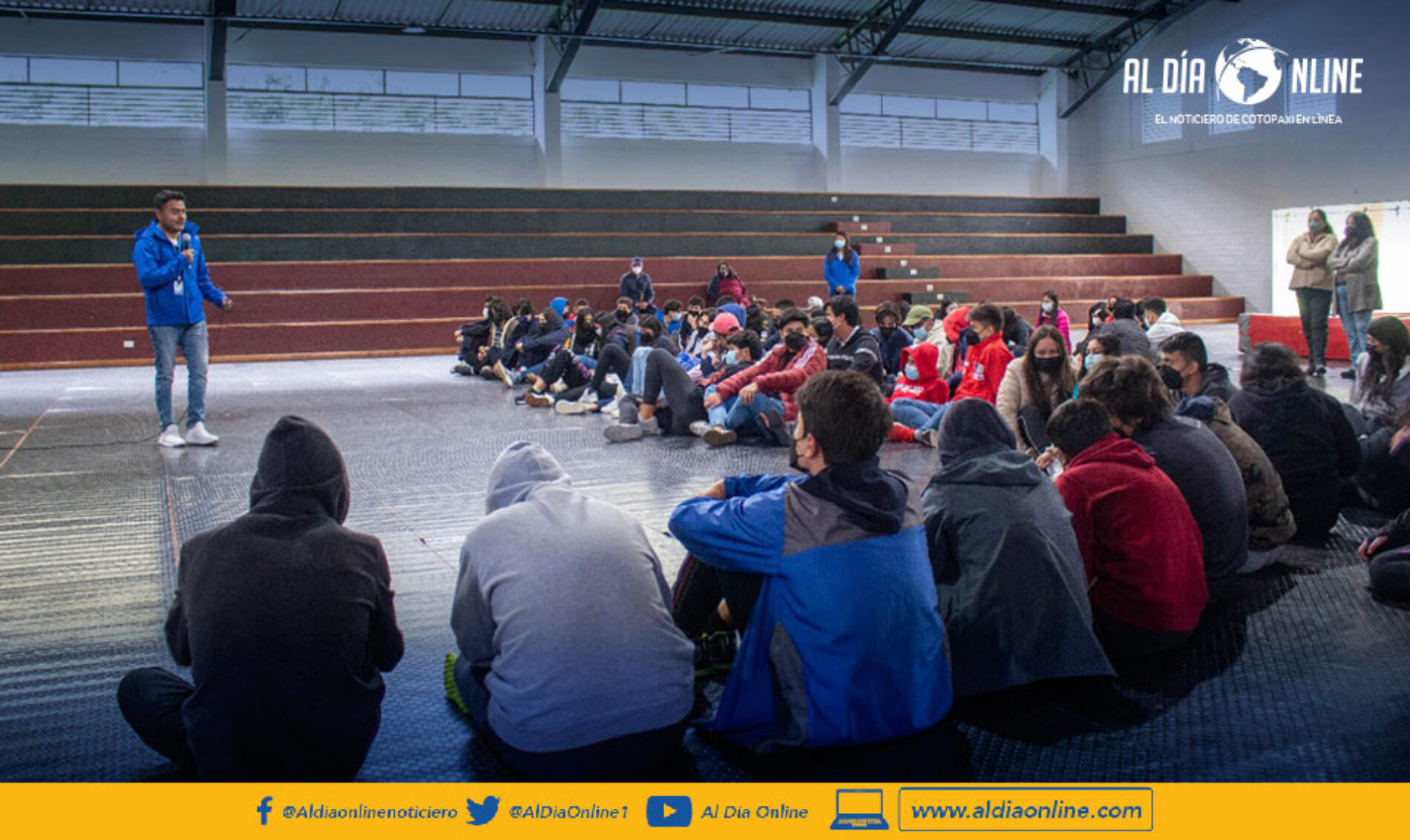 ALREDEDOR DE 100 ESTUDIANTES DE LA UNIDAD EDUCATIVA CEC, FUERON PARTE DEL CONVERSATORIO DEL PROYECTO “AL COLE SEGURO”