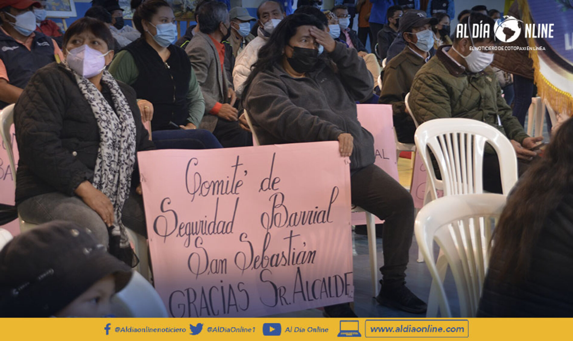 GAD. LATACUNGA ENTREGA 20  ALARMAS COMUNITARIAS A BARRIOS COMO PARTE DEL PLAN “MAS CERCA DE TI”,  CON PRESUPUESTO DE 1 MILLÓN 609 MIL DÓLARES.