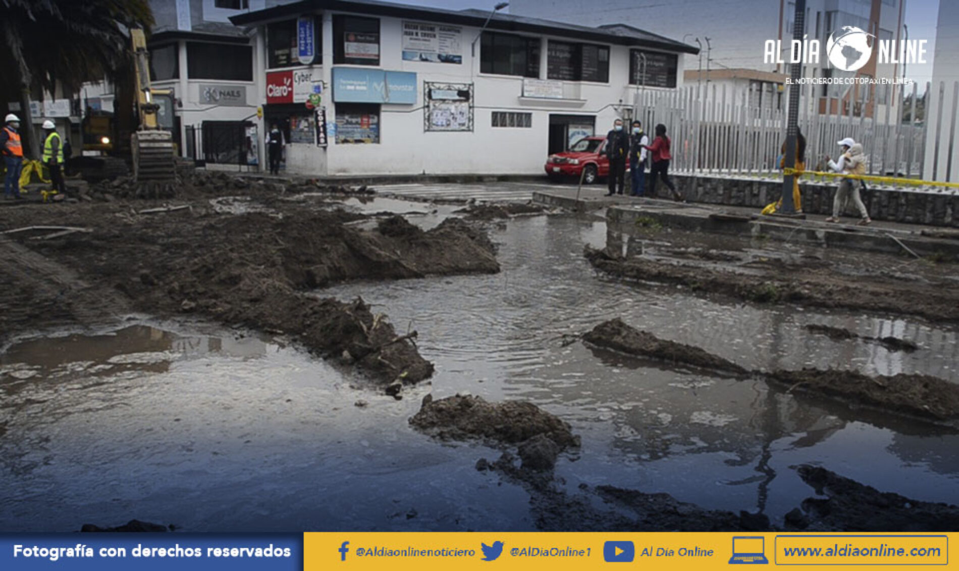 AVENIDA AMAZONAS POR INHABILITADA POR OBRA DE MEJORAMIENTO VIAL Y OBRAS COMPLEMENTARIAS. (VIDEO)