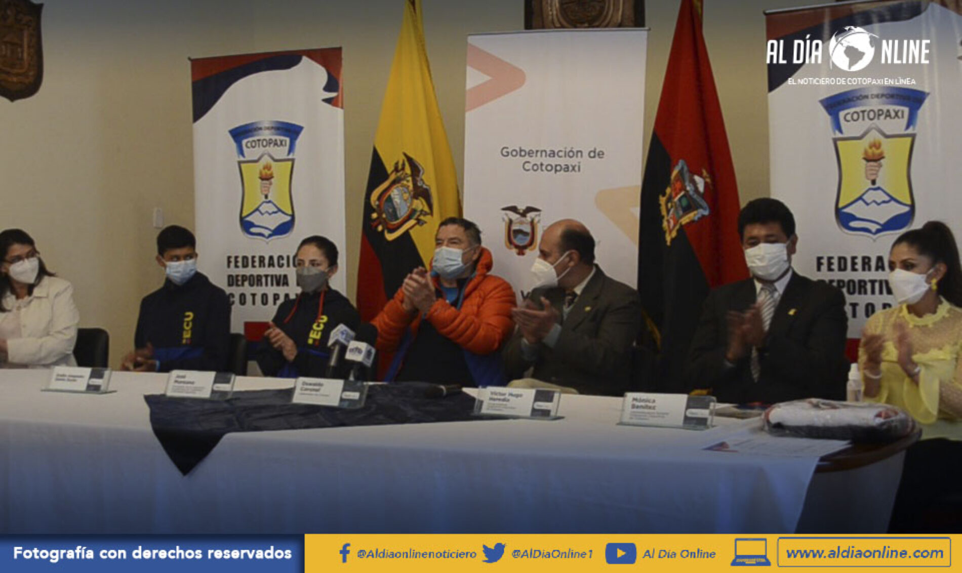 AUTORIDADES REALIZARON RECONOCIMIENTO A DEPORTISTAS COTOPAXENSES POR DESTACADA PARTICIPACIÓN