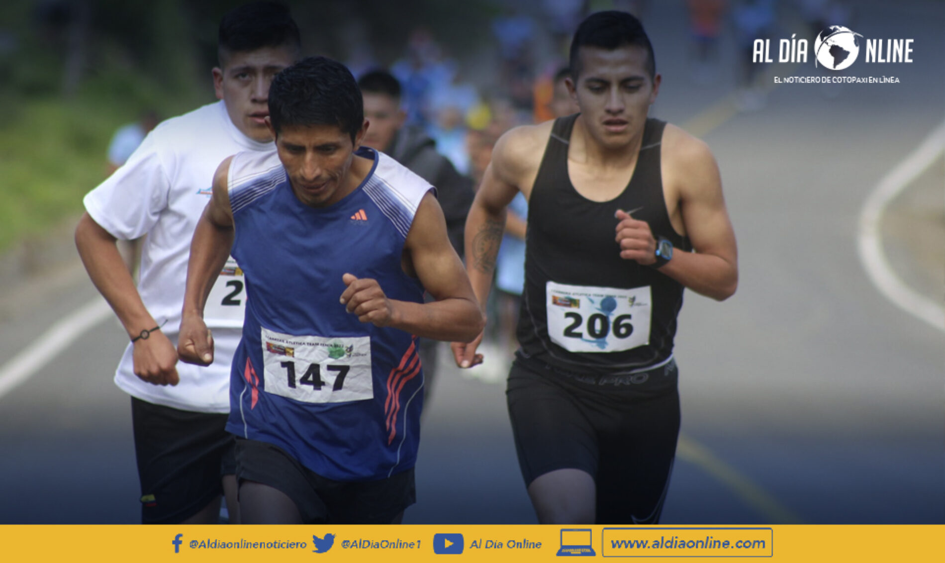 CESAR GAMBOY ALCANZÓ EL PRIMER LUGAR EN COMPETENCIA ATLÉTICA  TEAM FÉNIX 10K EN BELISARIO QUEVEDO (VIDEO)