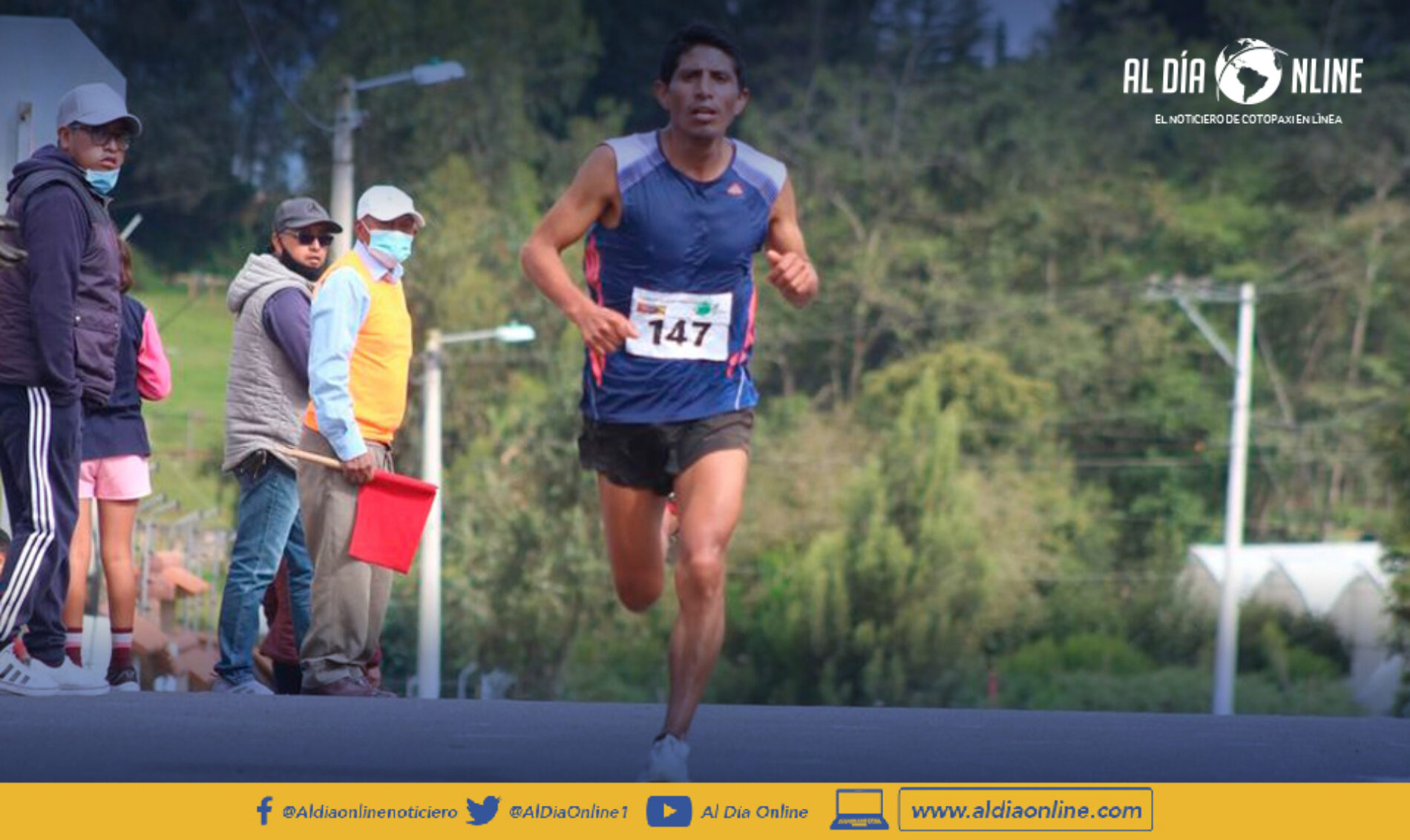CESAR GAMBOY ALCANZÓ EL PRIMER LUGAR EN COMPETENCIA ATLÉTICA  TEAM FÉNIX 10K EN BELISARIO QUEVEDO (VIDEO)