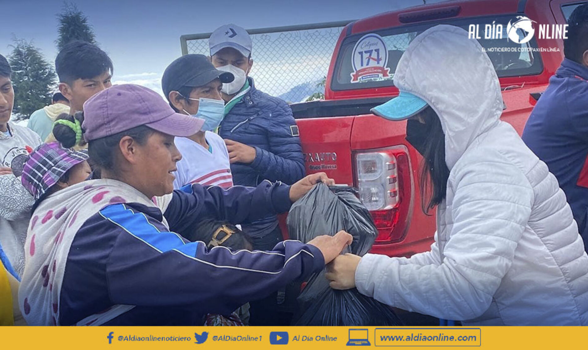 AYUDA SOCIAL POR PARTE DEL PATRONATO PROVINCIAL A LOS AFECTADOS POR EL INVIERNO EN COTOPAXI. (VIDEO)