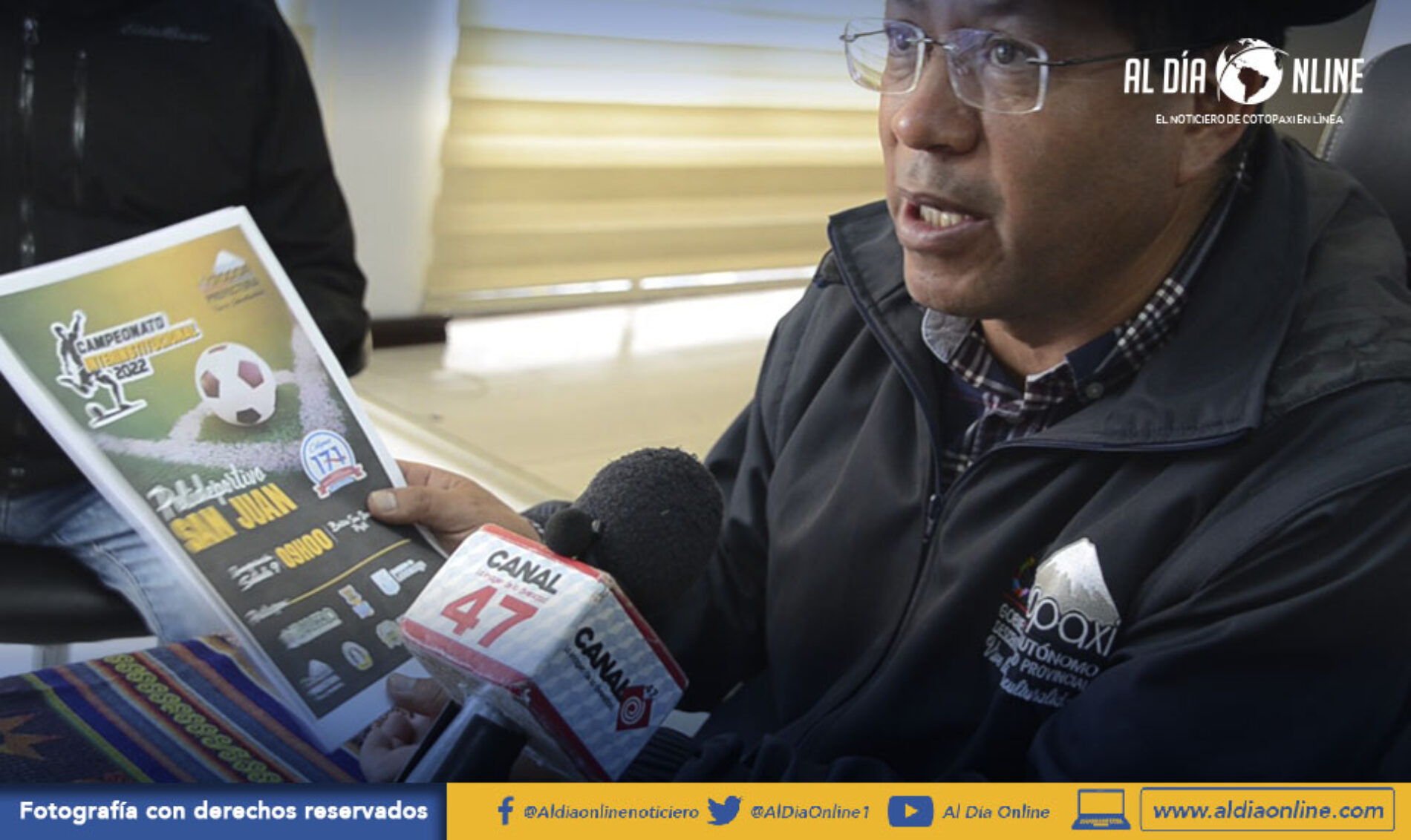 PREFECTURA CELEBRA LOS 171 AÑOS DE PROVINCIALIZACIÓN DE COTOPAXI CON DEPORTE. (VIDEO)