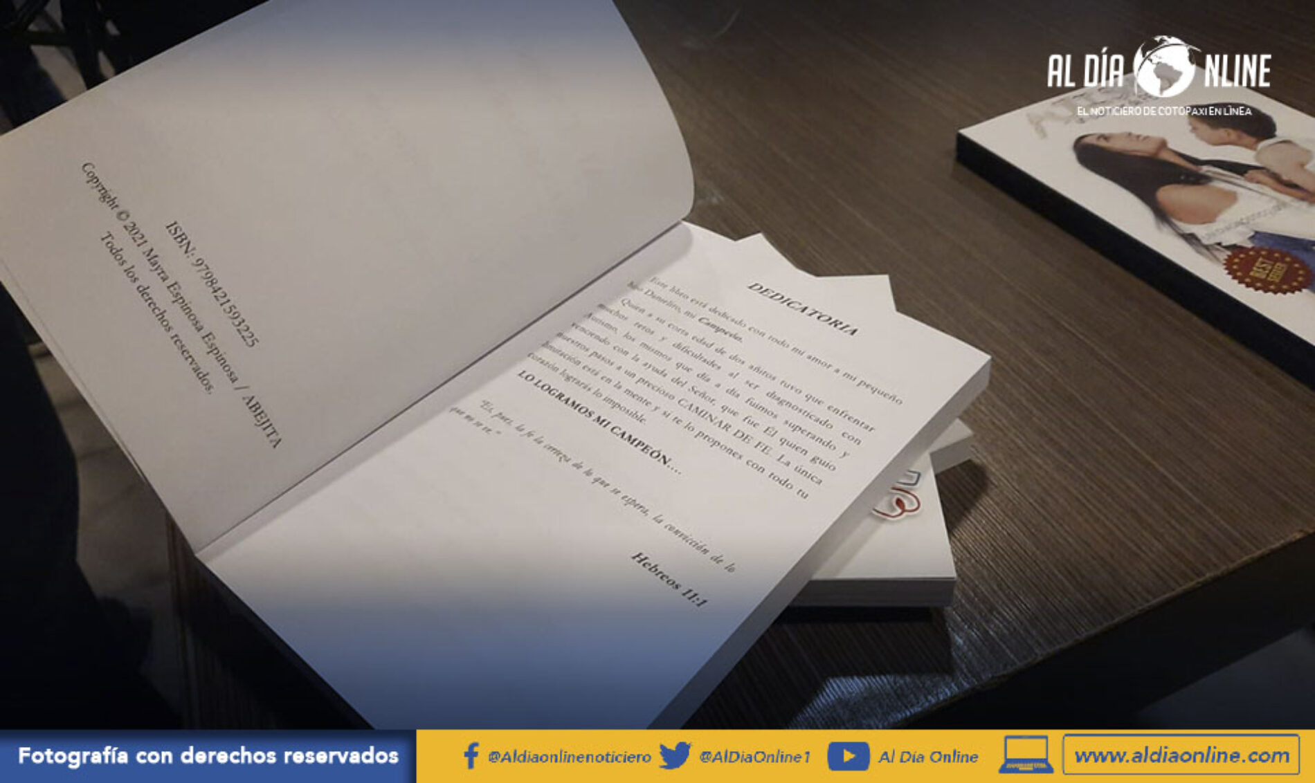 SE PRESENTÓ EN LATACUNGA “AUTISMO UN CAMINAR DE FE” LIBRO BASADO EN UN TESTIMONIO REAL. (VIDEO)