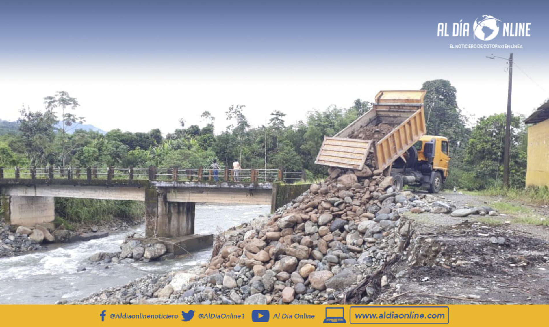 PROYECTOS EJECUTADOS POR EL GADP COTOPAXI, SE RETRASAN DEBIDO AL MAL TIEMPO. (VIDEO)