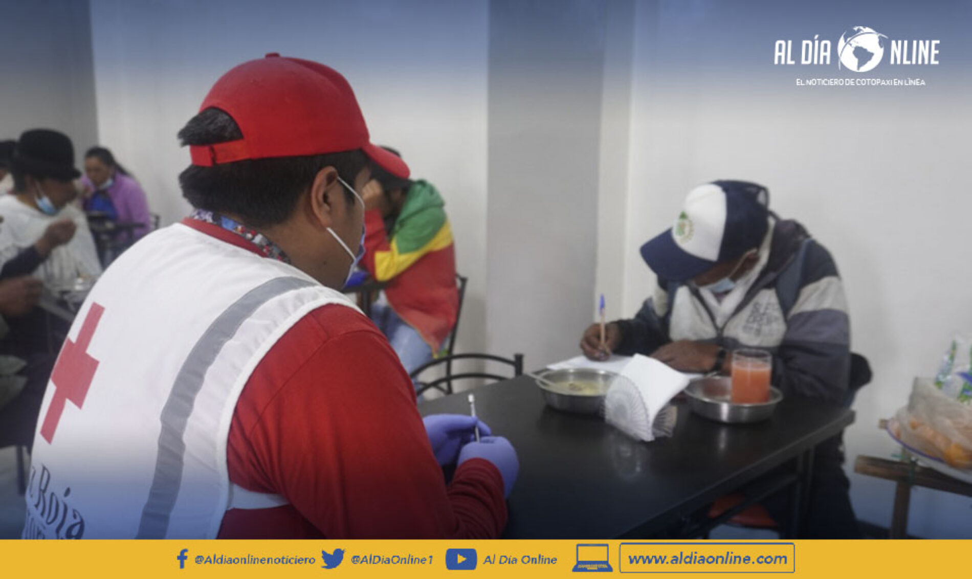 CRUZ ROJA COTOPAXI SOLICITA DONACIONES PARA COMEDOR COMUNITARIO. (VIDEO)