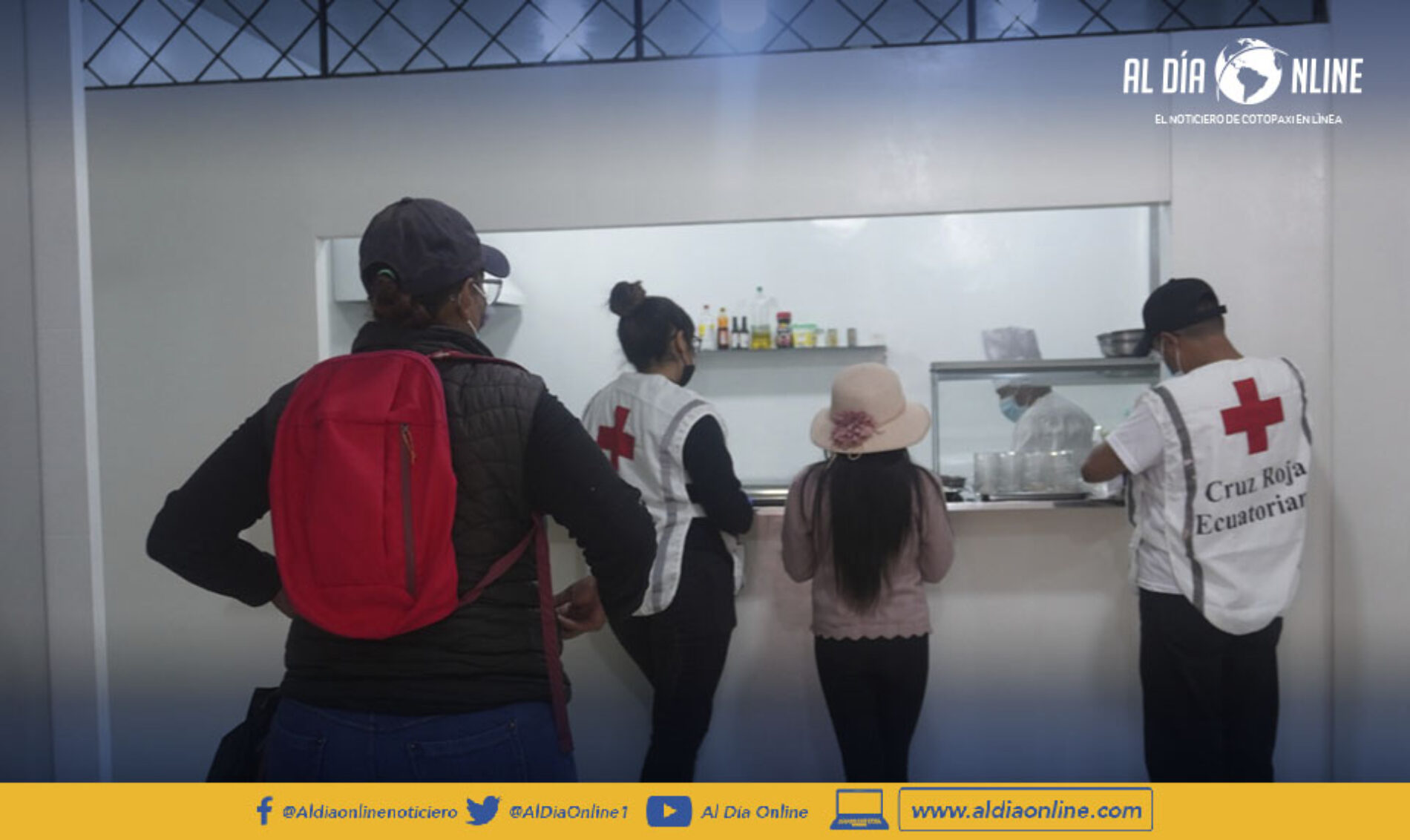 CRUZ ROJA COTOPAXI SOLICITA DONACIONES PARA COMEDOR COMUNITARIO. (VIDEO)