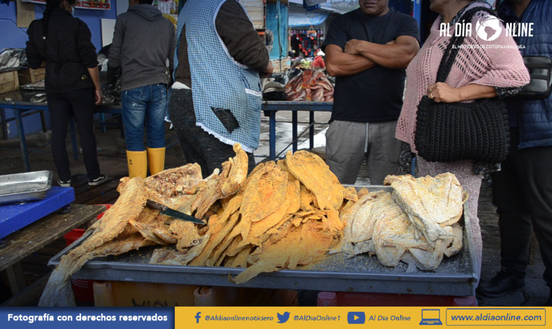 PESCADO SECO EN ESCASES, ANTE ESTO COMERCIANTES ASEGURAN NO SUBIR EL PRECIO DEL PRODUCTO.( VIDEO)