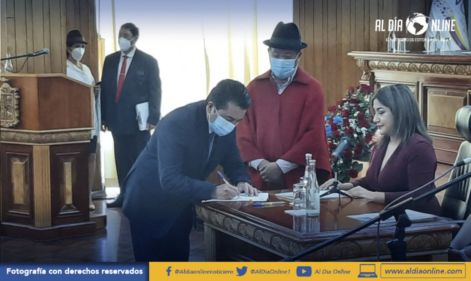 CONVENIOS DE COOPERACIÓN ITERINSTITUCIONAL, FUERON FIRMADOS POR EL GADP COTOPAXI. (VIDEO)