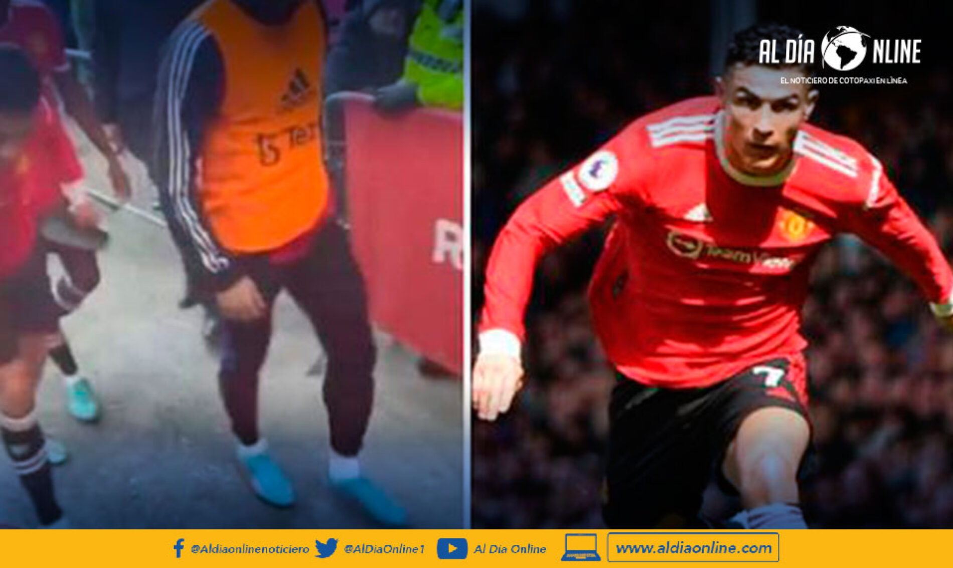 CRISTIANO RONALDO TIRA EL CELULAR DE UN HINCHA DEL EVENTO TRAS PERDER EL PARTIDO.