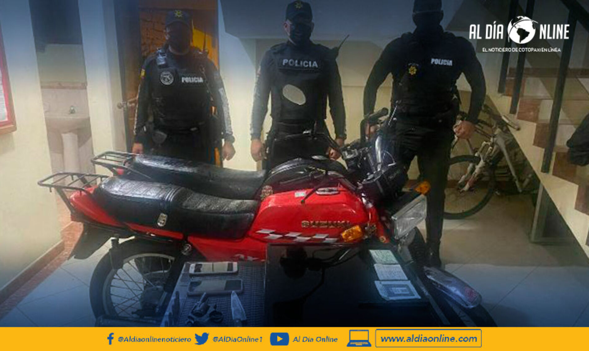 EN EL CANTÓN LA MANÁ, PERSONAL POLICIAL DESARTICULA UNA ORGANIZACIÓN DELICTIVA DEDICADA AL PRESUNTO DELITO DE ROBO A DOMICILIO 