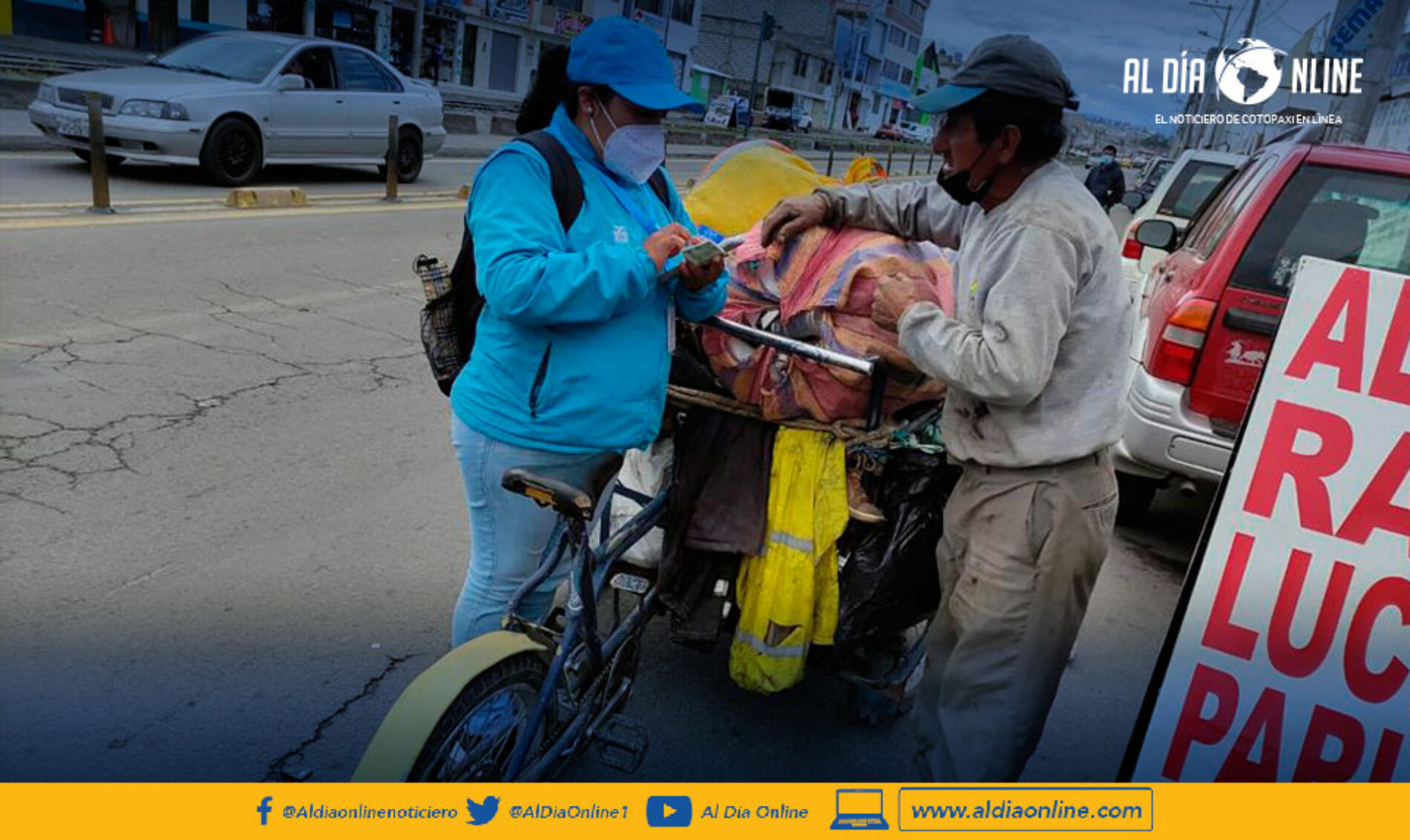 EL MIES EN COTOPAXI DESARROLLÓ EL PRIMER LEVANTAMIENTO DE RECICLADORES DE BASE
