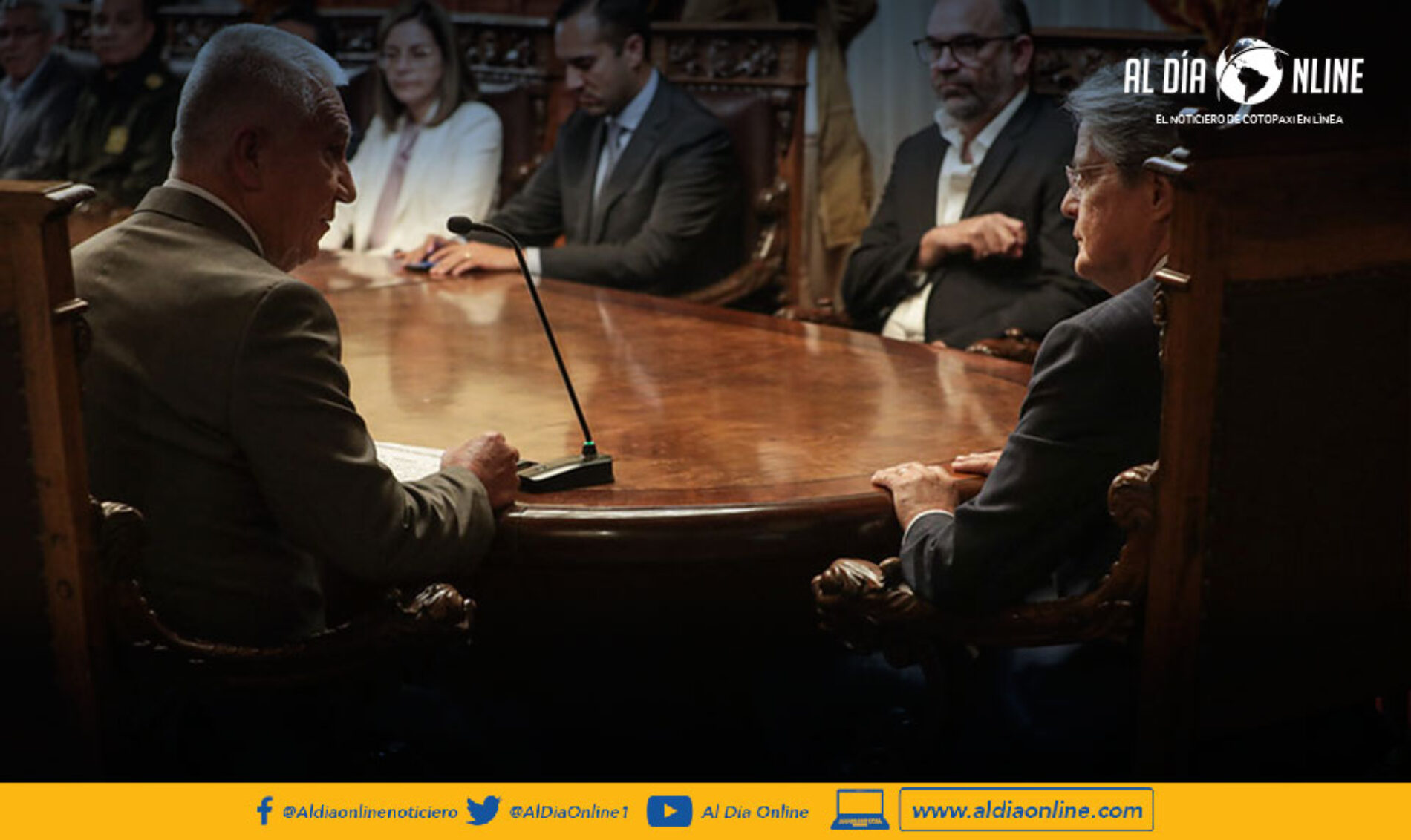 PRESIDENTE DE LA REPÚBLICA DESIGNA COMO NUEVO MINISTRO DE DEFENSA A LUIS EDUARDO LARA.