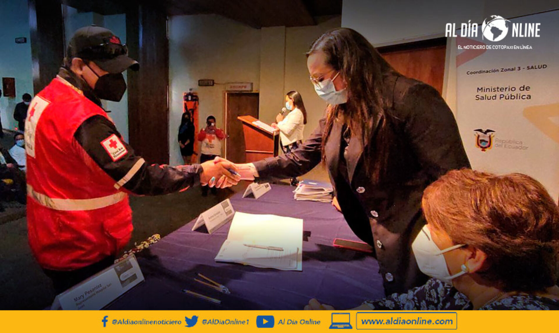 COORDINACIÓN ZONAL 3- SALUD FIRMA CONVENIOS DE COOPERACIÓN INTERINSTITUCIONAL.