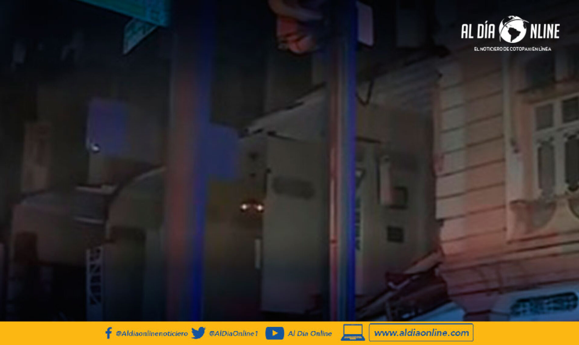 COLAPSA PARTE DE EDIFICIO PATRIMONIAL EN EL CENTRO DE GUAYAQUIL