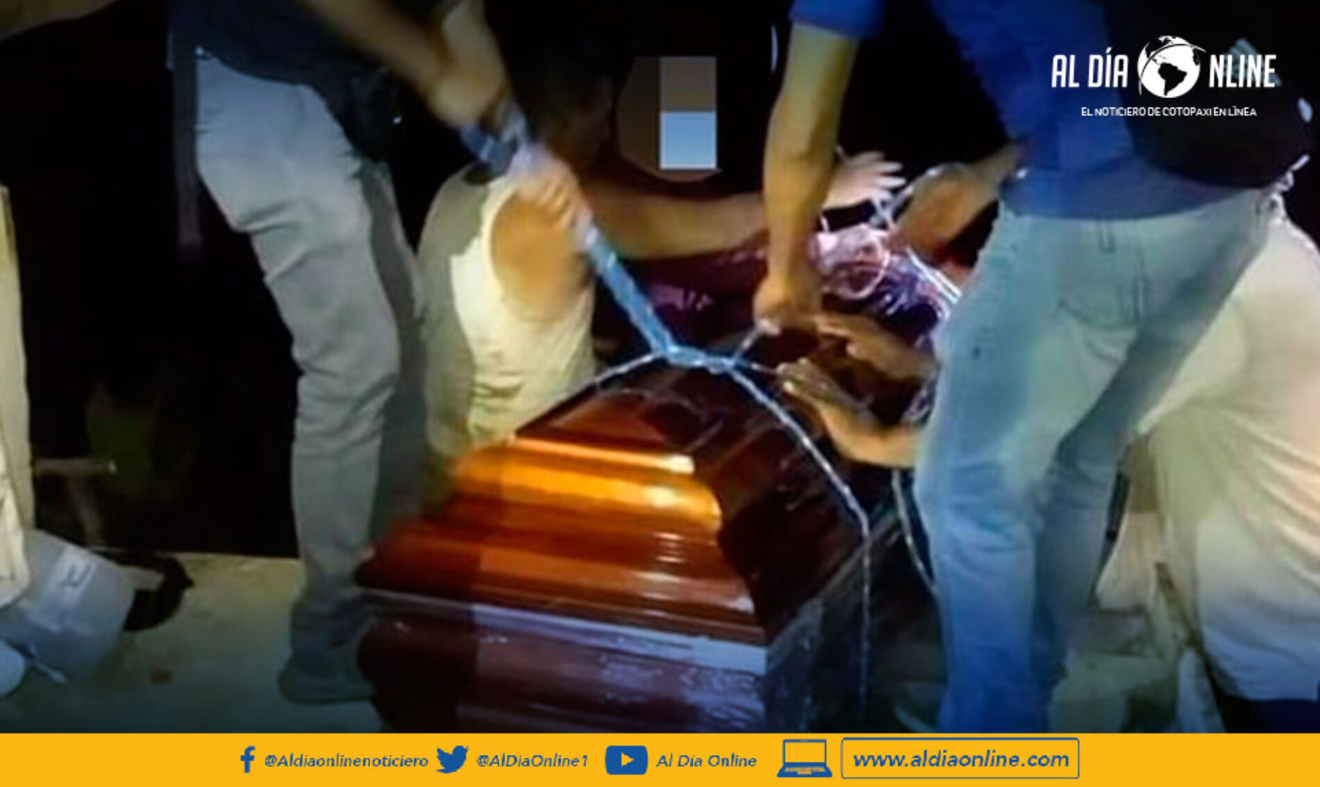 “DON NAZA” FUE SEPULTADO EN EL CARMEN EN UN ACTO DISCRETO QUE TUVO RESGUARDO