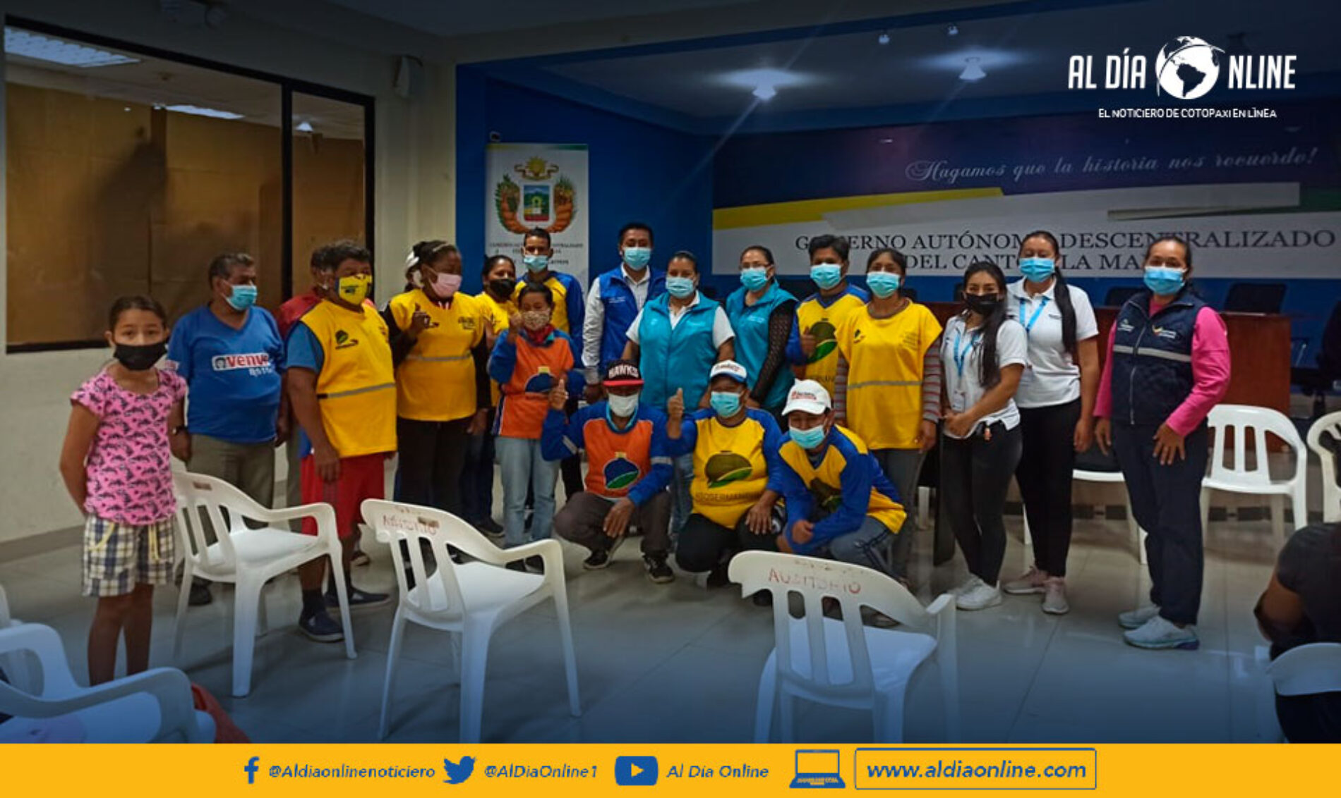 EL MIES EN COTOPAXI DESARROLLÓ EL PRIMER LEVANTAMIENTO DE RECICLADORES DE BASE