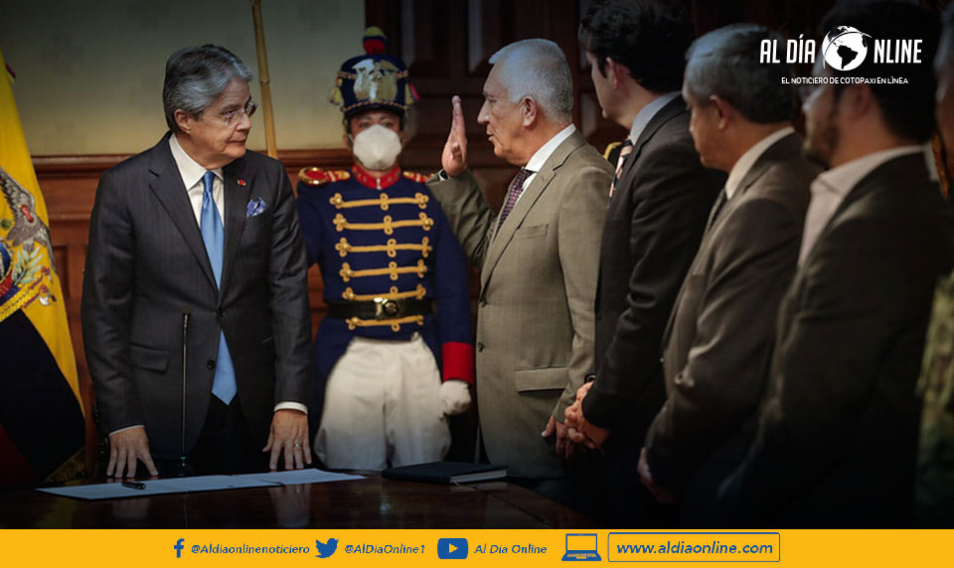 PRESIDENTE DE LA REPÚBLICA DESIGNA COMO NUEVO MINISTRO DE DEFENSA A LUIS EDUARDO LARA.