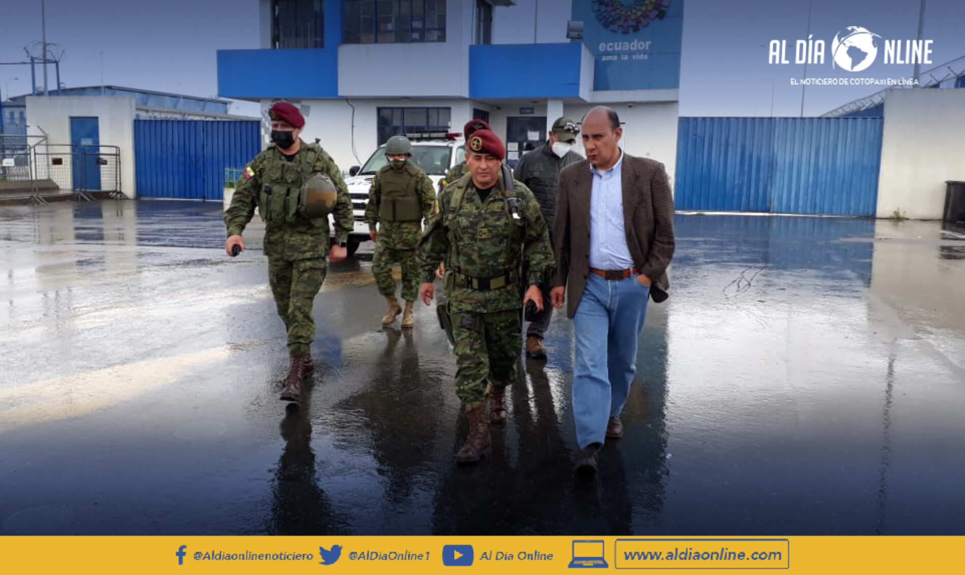 20 PPLS DE MÁXIMA SEGURIDAD SUBIERON A LOS TECHOS DEL CPL COTOPAXI COMO UN ACTO SIMBÓLICO EN APOYO A LOS HECHOS SUSCITADOS EN EL TURI