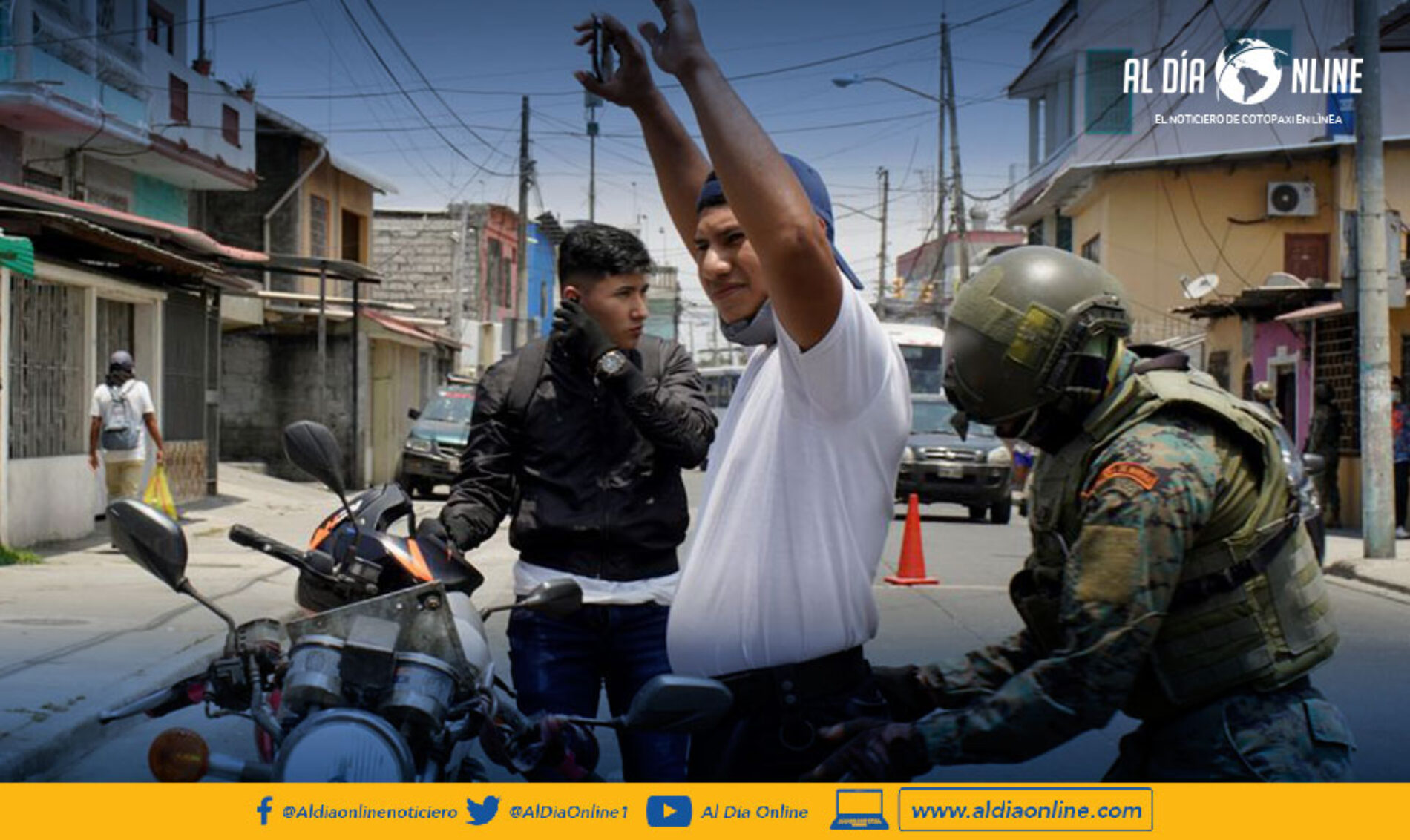 GOBIERNO NACIONAL DECLARÓ ESTADO DE EXCEPCIÓN Y TOQUE DE QUEDA A GUAYAS, MANABÍ Y ESMERALDAS.